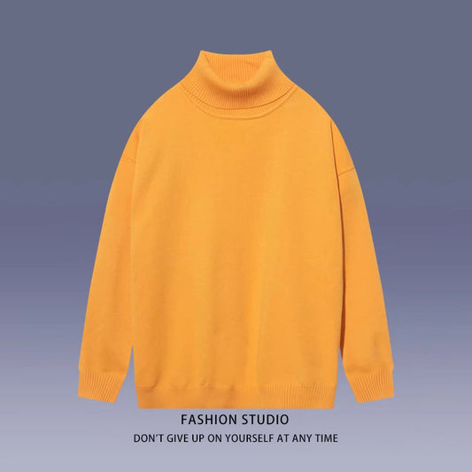 Suéter Cuello Alto Minimalista para Estudiantes - Image 2
