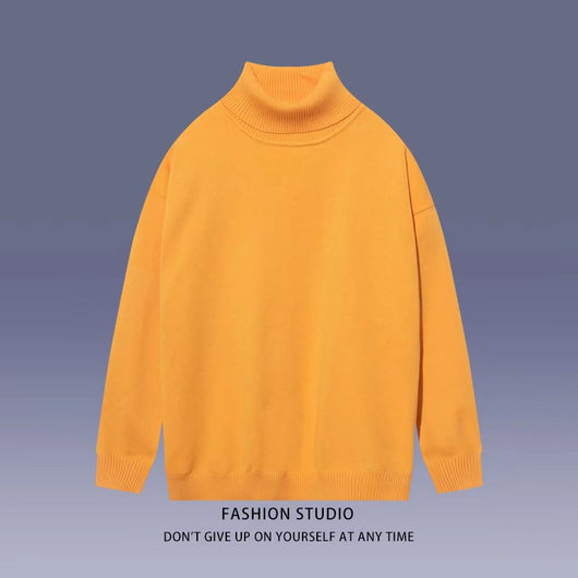 Suéter Cuello Alto Minimalista para Estudiantes - Image 2