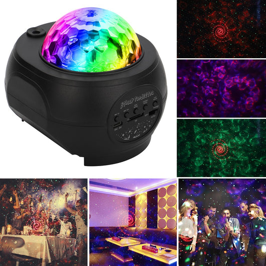 Proyector de Luz Nocturna Galaxy con Olas Oceánicas LED, Altavoz Bluetooth y Música - Image 11