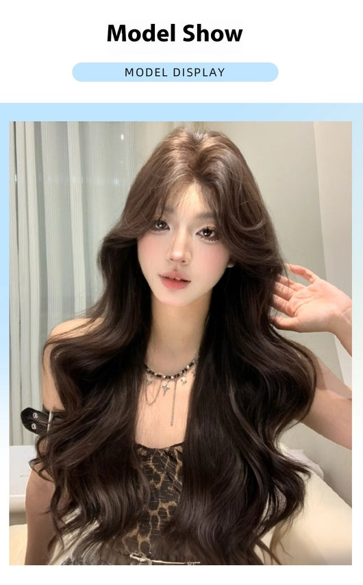 Peluca Larga Rizados Voluminosa para Uso Diario - Estilo Influencer - Image 14