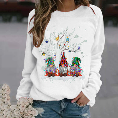 Suéter Navideño Estampado para Mujer con Cuello Redondo y Mangas Largas - Image 5