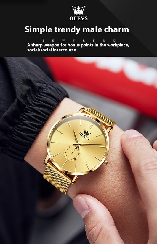 Reloj de Cuarzo Elegante con Hebilla Siamesa - Diseño Minimalista - Image 19