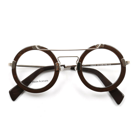 Lentes Vintage Redondos con Protección Azul - Marco Metálico Doble Rayo - Image 6