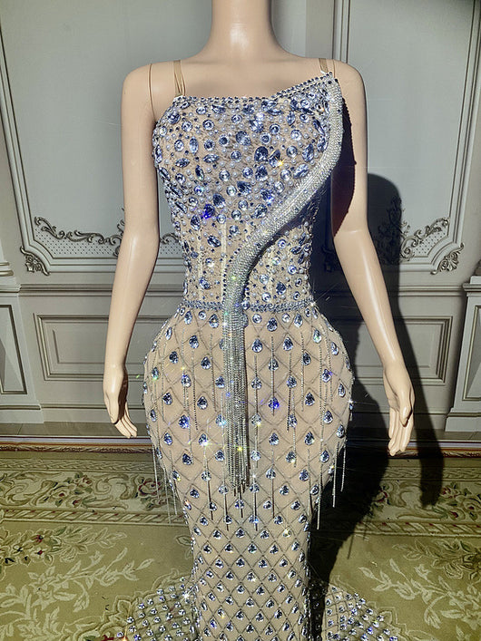 Vestido Sirena Elegante sin Espalda - Image 15