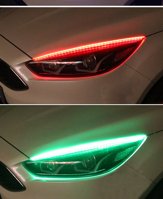 Faros LED Universales con Control Remoto y Señaleros RGB Multicolor - Image 3