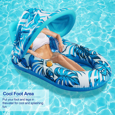 Colchoneta Flotante Reclinable para Piscina y Playa - Image 13