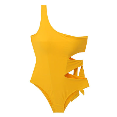 Traje de Baño Mujer con Diseño de Amarre Lateral para Vacaciones - Image 6