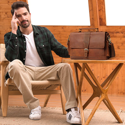 Maletín de Cuero para Hombre Profesional - Image 11
