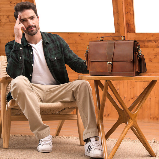 Maletín de Cuero para Hombre Profesional - Image 11