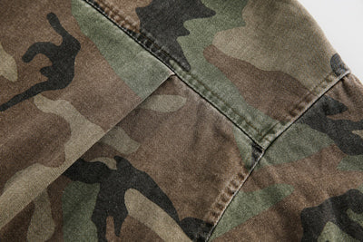 Camisa Hombre Camuflaje Vintage con Efecto Tinta Desgastada - Image 20