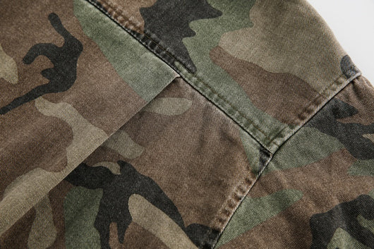 Camisa Hombre Camuflaje Vintage con Efecto Tinta Desgastada - Image 20