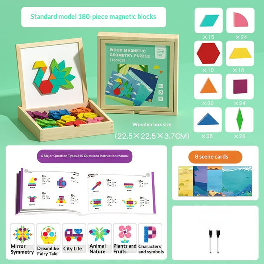 Puzzle Tangram Educativo para Niños - Bloques de Construcción Lógica - Image 8