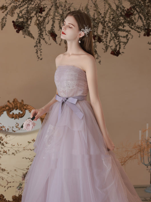 Vestido Tubo Púrpura para Cena de Gala y Bodas - Image 12