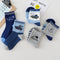 Calcetines Infantiles Estampado Barco para Primavera y Otoño