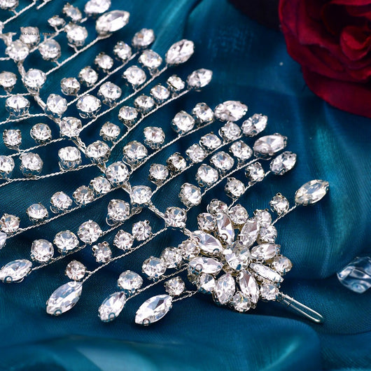 Accesorios para Cabello Plateados con Diamantes - Image 11