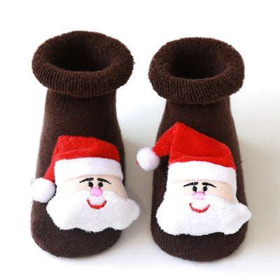 Calcetines Navideños Antideslizantes para Bebé con Suela Gruesa de Felpa - Image 13