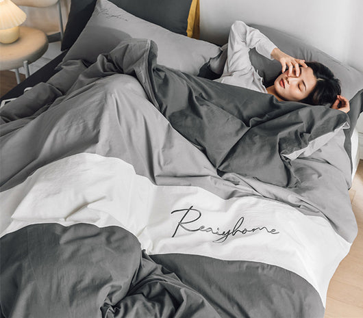 Juego de Sábanas de Algodón Lavado para Cama Doble con Funda Nórdica - Image 19