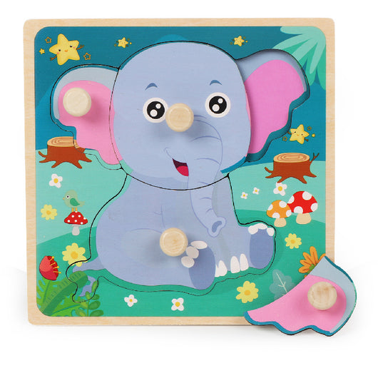 Tablero de Motricidad Fina con Clavijas de Madera para Niños - Image 9