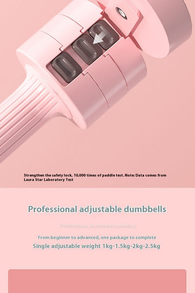 Mancuernas Ajustables para Mujer - Equipo de Fitness Modular para Casa - Image 21