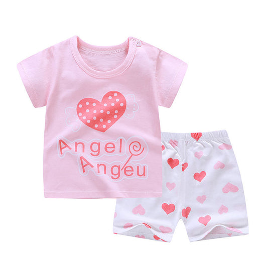 Conjunto Infantil de Algodón con Pantalón Corto para Niño - Image 18
