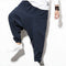Pantalones Harem Casuales de Algodón y Lino para Hombre