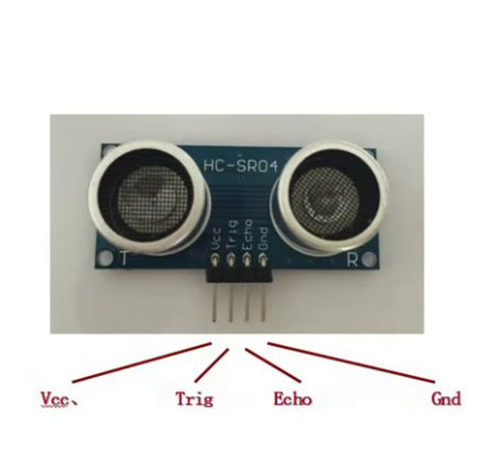 Sensor Ultrasónico HC-SR04 con Carcasa Metálica para Medición de Distancia - Image 5