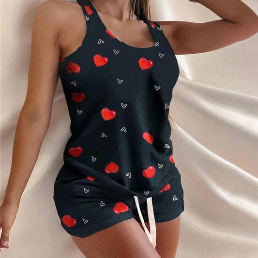 Conjunto Deportivo Dos Piezas con Estampado Multicolor para Mujer - Image 2