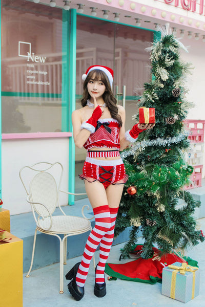 Traje de Presentación Año Nuevo y Navidad con Abertura Frontal - Image 5