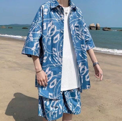 Conjunto Hawaiano para Hombre: Camisa y Shorts Coordinados - Image 19