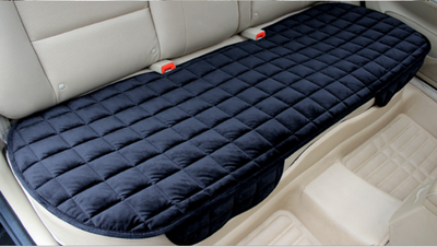 Cojín de Asiento para Auto Acolchado Cuadros Bordados Antideslizante - Image 10