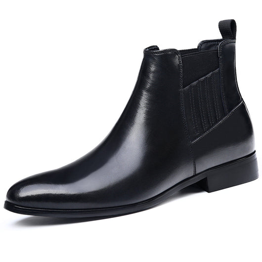 Botas Chelsea Puntiagudas Retro Británicas para Hombre - Image 5