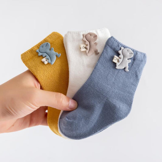Pack de 3 Calcetines Infantiles con Diseños Animados