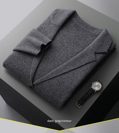 Saco Cardigan de Lana Tejida para Hombre - Elegante, Casual y Profesional - Image 12