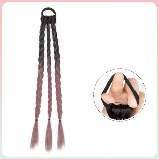 Peluca de Trenzas Box Braids con Coleta y Anillo de Cabello - Image 25