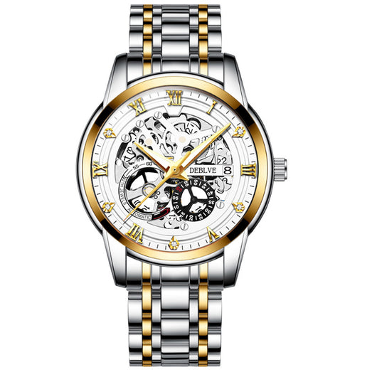 Reloj Calendario de Mano Esqueleto Mecánico con Luz Luminosa - Image 18