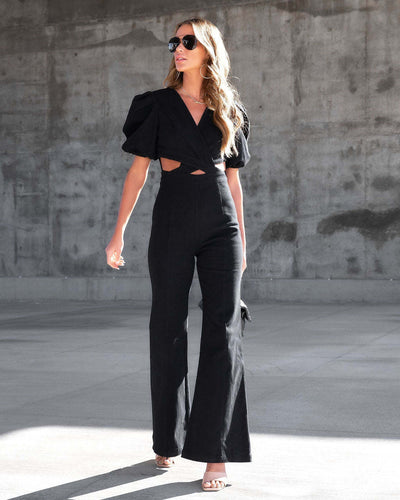 Pantalones Vaqueros Siamés de Pierna Ancha para Mujer - Image 11