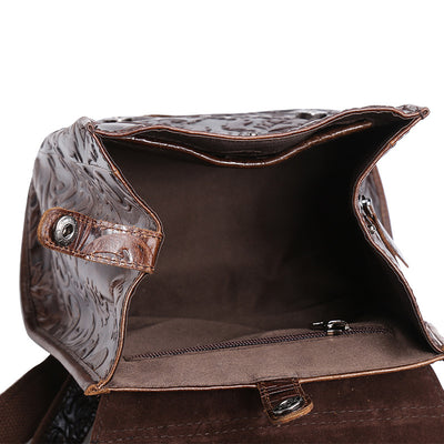 Mochila Vintage con Relieve Embosado - Image 6