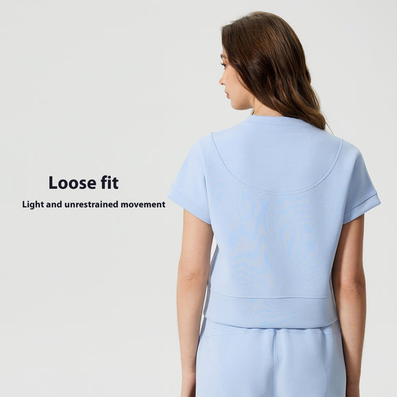 Playera Yoga Suelta Transpirable con Tecnología Air Layer