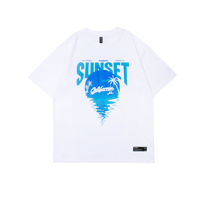 Camiseta Hombre Suelta Estampada Manga Corta - Image 9
