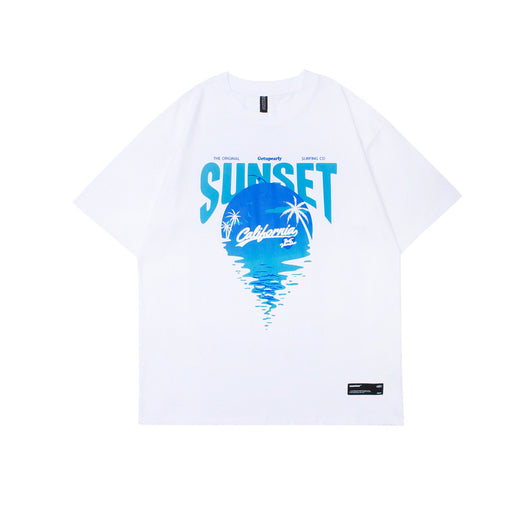 Camiseta Hombre Suelta Estampada Manga Corta - Image 9