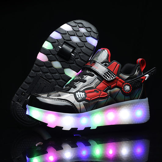 Patines de Cuatro Ruedas con Ruedas Dobles para Niños y Niñas - Image 2