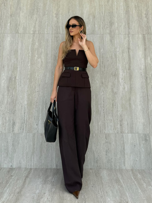 Top Strapless Liso Sin Tirantes - Image 10