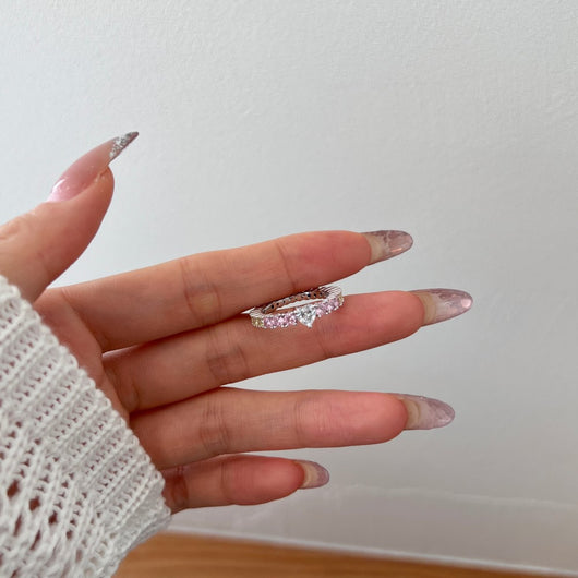 Anillo de Plata 925 para Mujer con Corazones y Arcoíris - Image 7