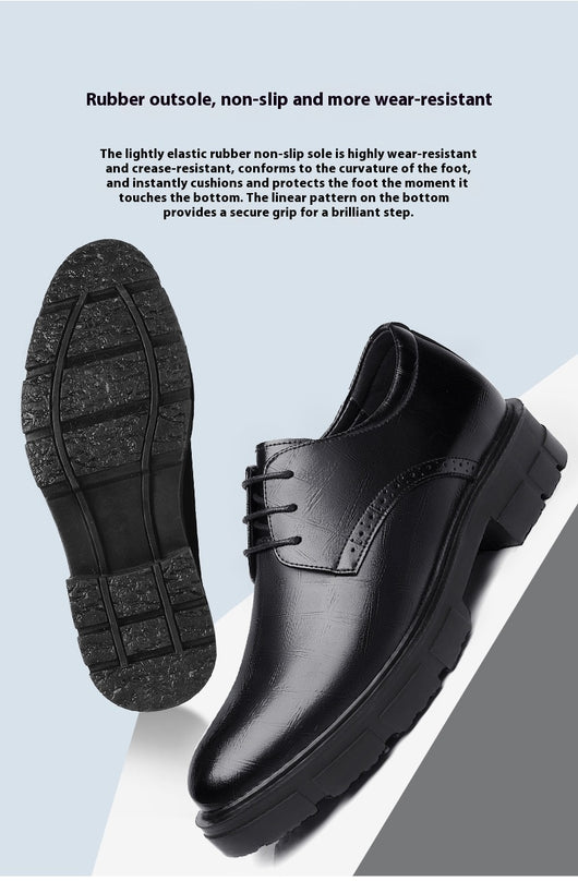Zapatos de Cuero para Hombre con Plataforma Elevadora 10cm - Estilo Ejecutivo - Image 15
