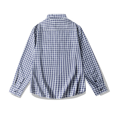 Camisa de Cuadros Retro Clásica de Manga Larga - Image 5