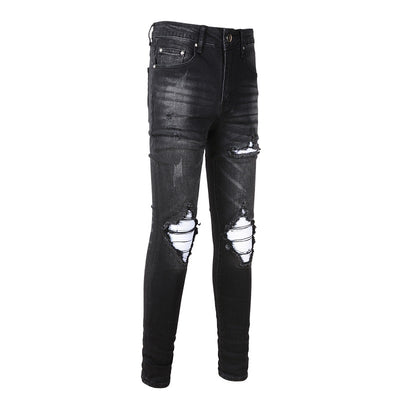 Jeans Vintage Rotos Estilo Americano Casual Unisex - Image 15