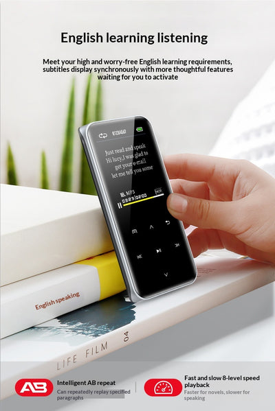 Reproductor MP4 Portátil M22 con Pantalla Táctil 1.8" y Bluetooth para Estudiantes - Image 13