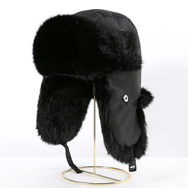 Gorro Térmico Unisex de Piel de Conejo con Protección Auditiva para Clima Frío - Image 7
