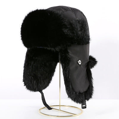Gorro Térmico Unisex de Piel de Conejo con Protección Auditiva para Clima Frío - Image 7