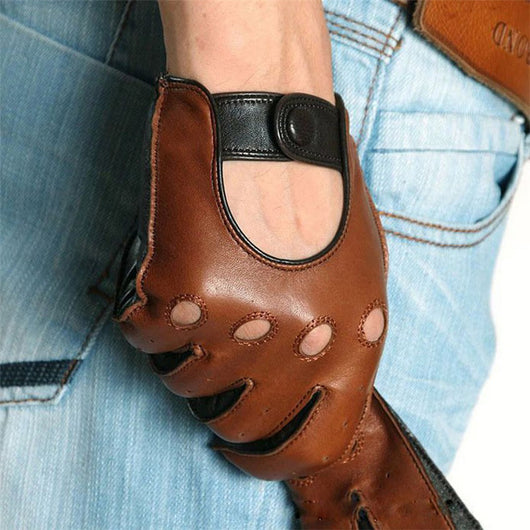 Guantes de Cuero para Conducir con Pantalla Táctil - Image 14